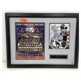 Walter payton autographed framed picture