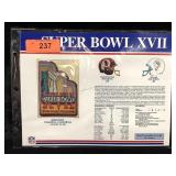 Super bowl 17 & 18 patches