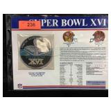 Super bowl 16 patch