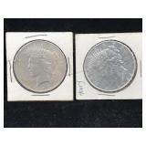 1922 & 1923 Peace Dollars