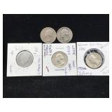 5-90% Silver Coins