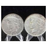 2-1922 Silver Peace dollars