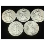 5-2013 Silver Eagles 1 oz 999 Silver
