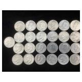 25-Assorted IKE dollars