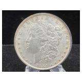 1884 Silver Morgan dollar