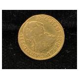 1788 Gold Spanish 1/2 Escudo King Charles III