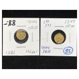 2-18491851 gold $1 coin US gold