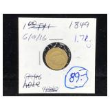 1788 Gold Spanish 1/2 Escudo King Charles III