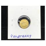 1786 Gold Spanish 1/2 Escudo King Charles III