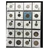 20 Foriegn coins some silver