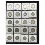 20 coins silver and other british silver coins