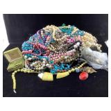 Large bag of costume jewelry