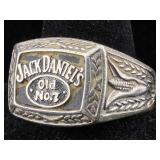 Jack Daniels Silver ring sz 13