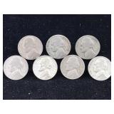 7-War nickles silver