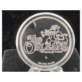 1oz 999 Silver round the orleans