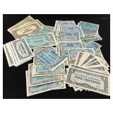 bag of Japanese occupational currency