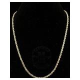14K Gold necklace chain 12.7g 20"