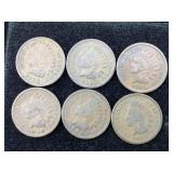 6-Indian head pennies
