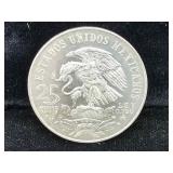 Mexican Silver Olympic Coin