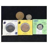 5-Old Mexican Coins