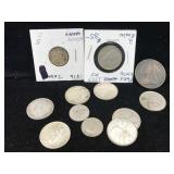 Old English & Canadian Coins - some silver
