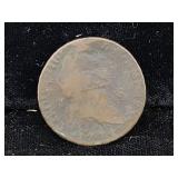1774 English copper coin