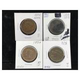 4-Large cent 1801,54,38,54