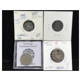 4-coins Silver and love token