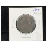 1-Draped bust penny 1796-1807 ? might be 1800 ?