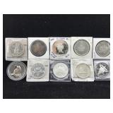 10-Canadian silver coins