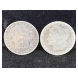 2-1891-1879 Silver Morgan dollar