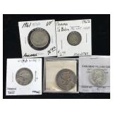 5-Silver coins panama