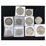 10-Silver Mexican coins
