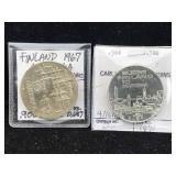 2-Silver coins finland 90%