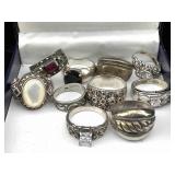 10-Sterling rings
