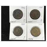4-large cent 1826,48,36,30