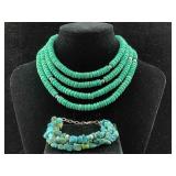 2-Turquoise necklace