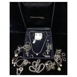 Bag of brighton and sterling jewelry