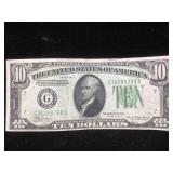 1934 A Green Seal $10 Bill