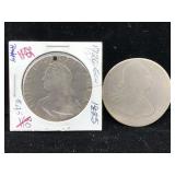 2-Old Spanish Silver Coins