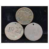 3-US Large cent coins