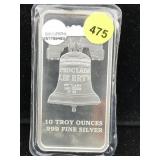 10 oz 999 Silver bar WE THE PEOPLE