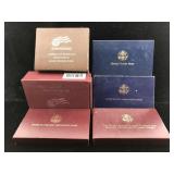 6-Empty coins presentation boxes