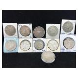 10-72%-99%Mexican silver coins