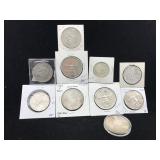 10-72%-99%Mexican silver coins