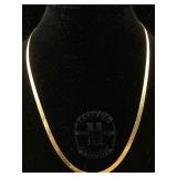 14K Gold Necklace chain 6.6g 18"