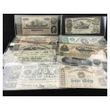 10-Confederate states currency bills
