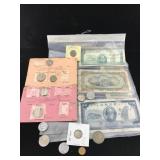 bag of foreign currency