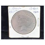 1922 Peace Dollar