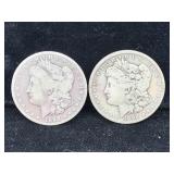 1892-P & 1898-S Silver Dollars